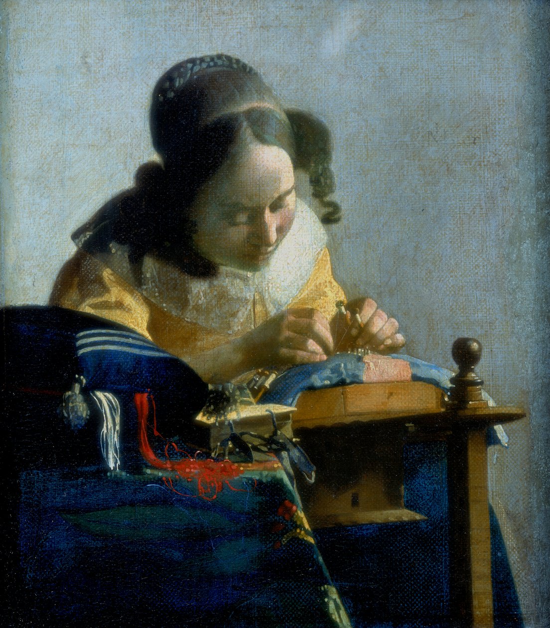 De Kantmaakster, ca. 1664 door Jan Vermeer van Delft