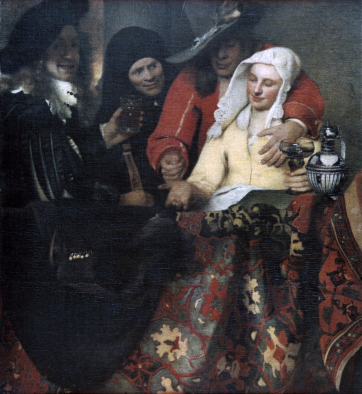 De koppelaarster door Jan Vermeer van Delft