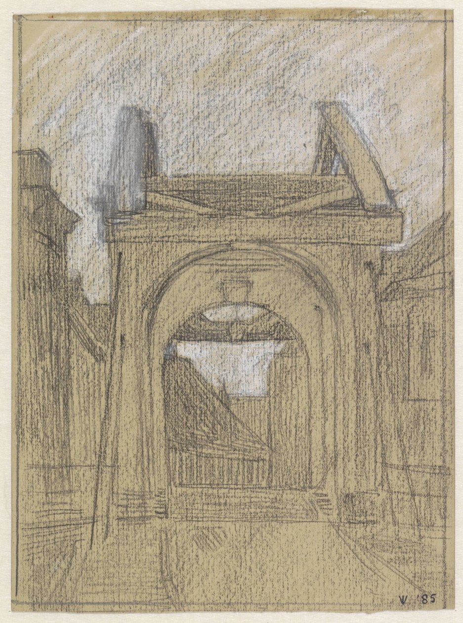 Ophaalbrug door Jan Veth