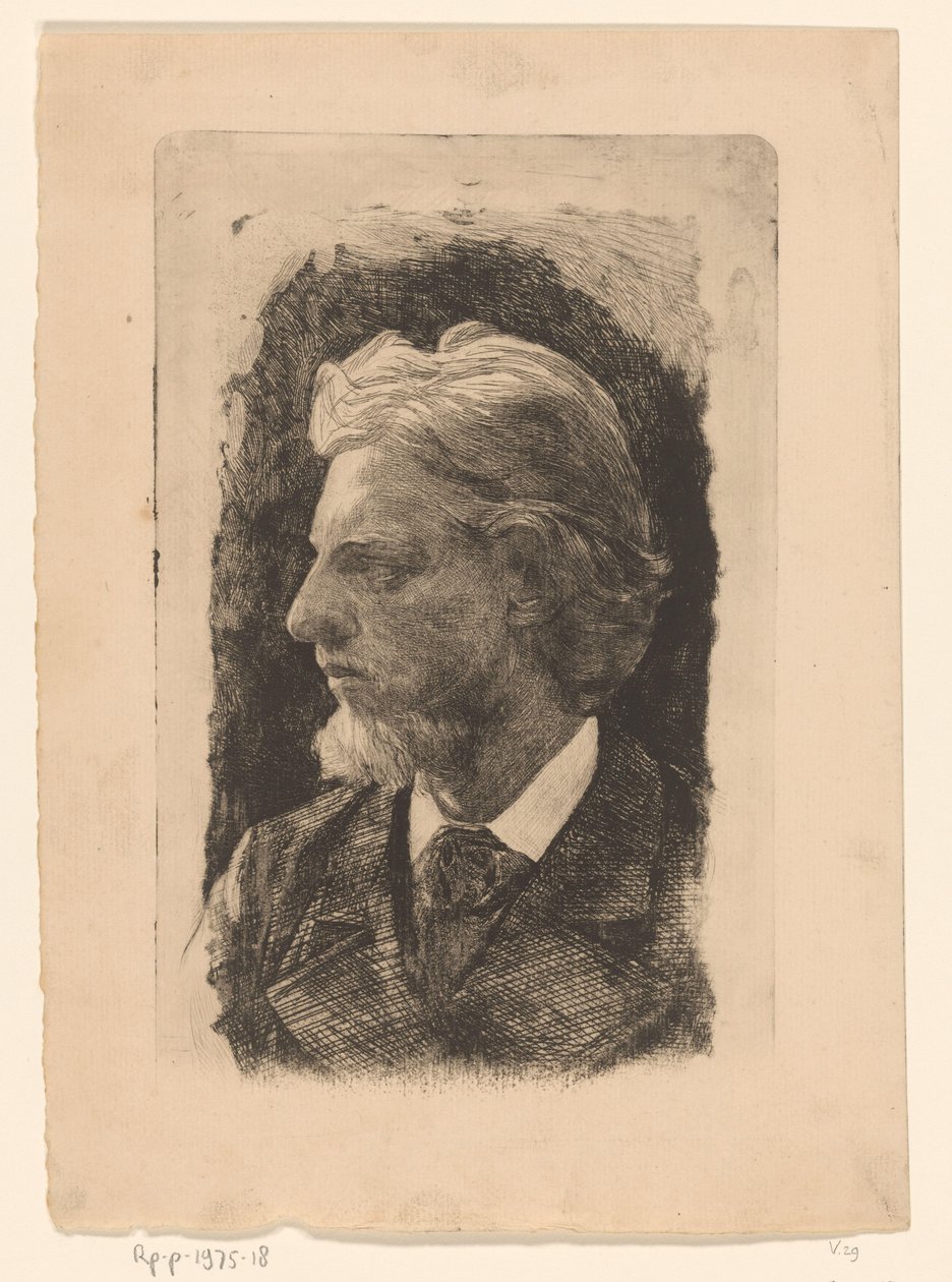 Portret van Jacques Perk door Jan Veth