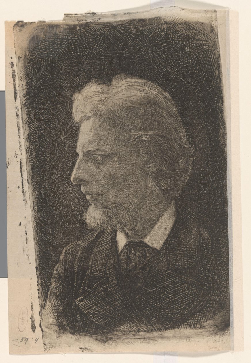 Portret van Jacques Perk door Jan Veth