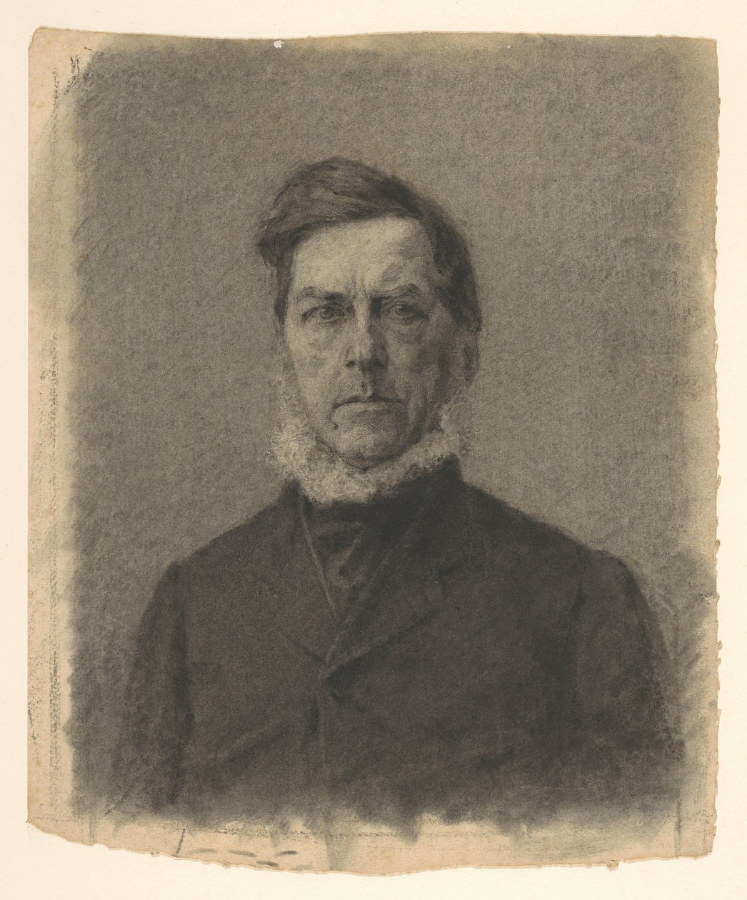 Portret van een heer met ringbaard door Jan Veth