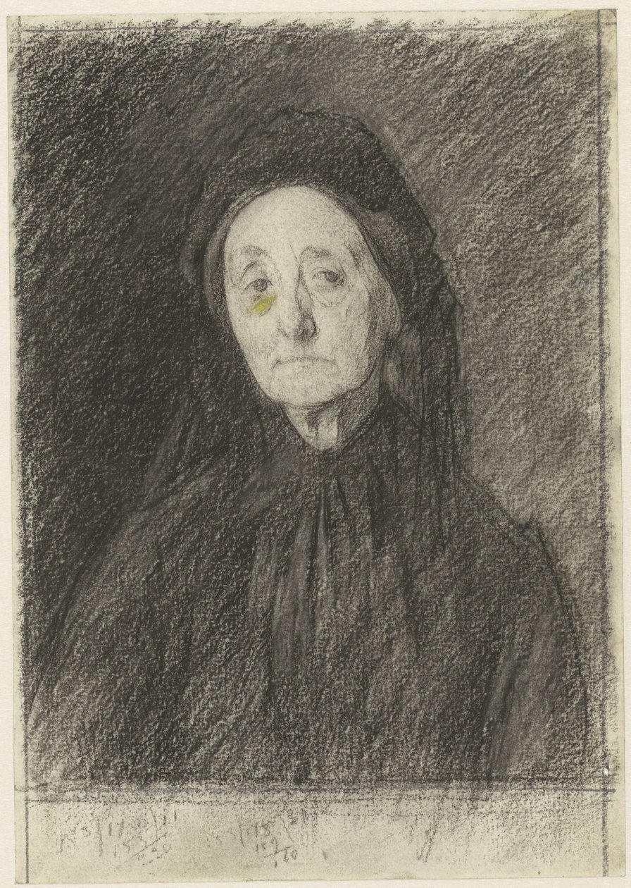 Portret van mevrouw J.H. Giltay-Moll door Jan Veth