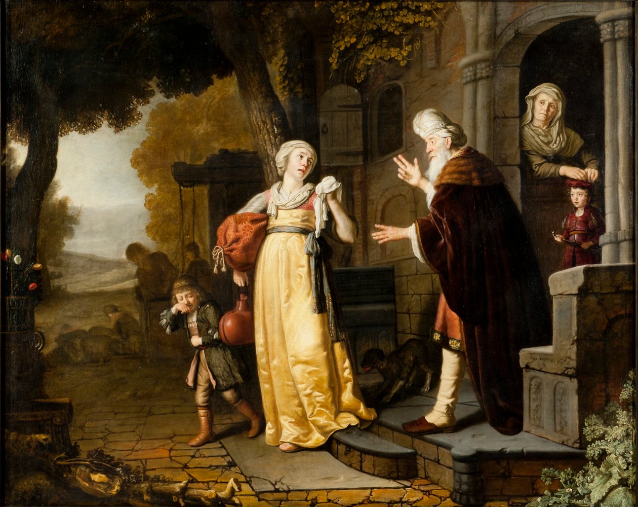 De verstoting van Hagar, 1639-1676 door Jan Victors