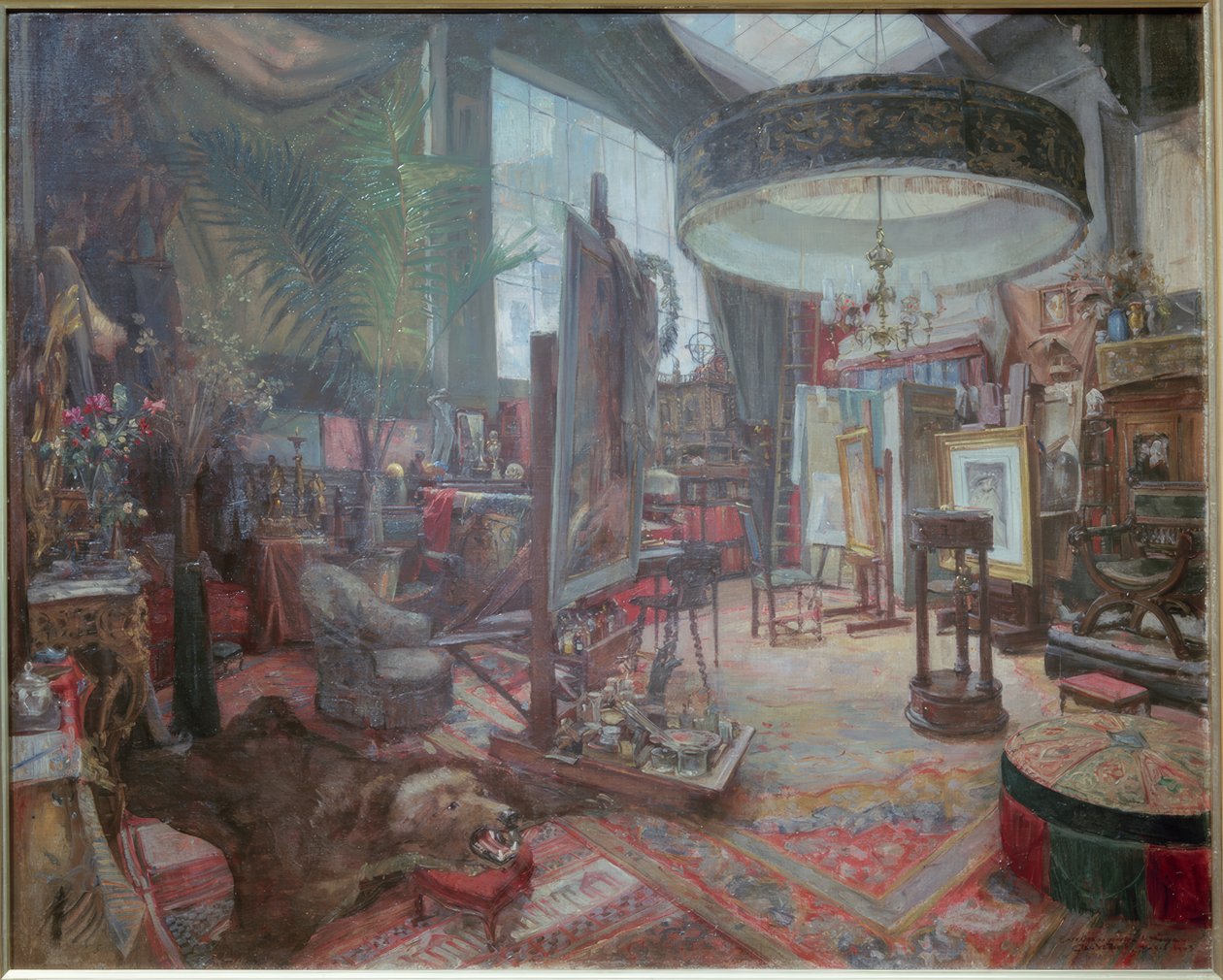 Atelier van Alfons Mucha in Parijs door Jan Vochoc