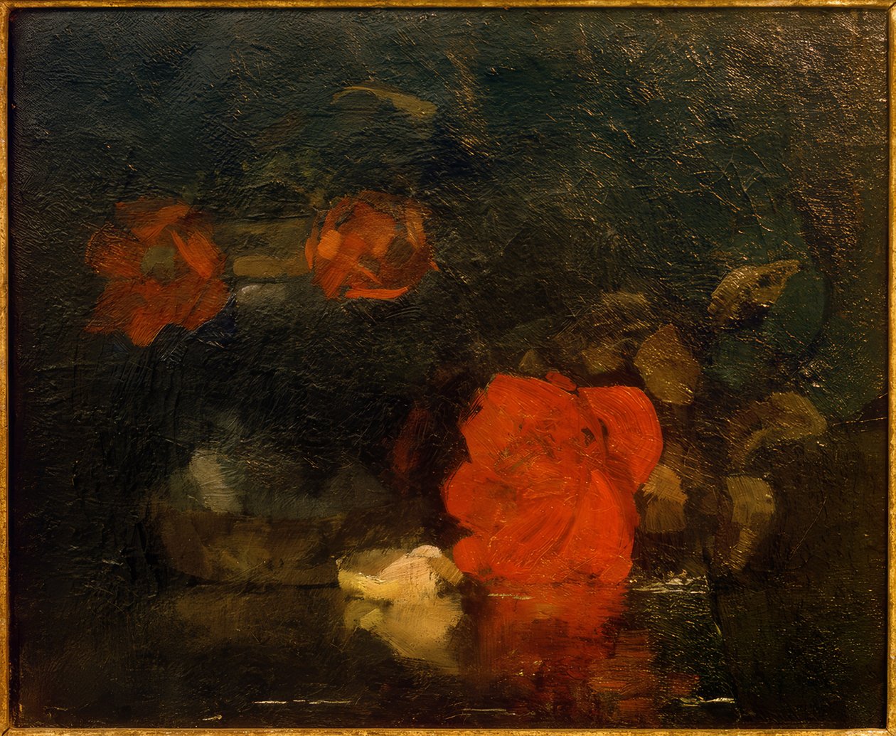 Stilleven met rozen door Jan Voerman
