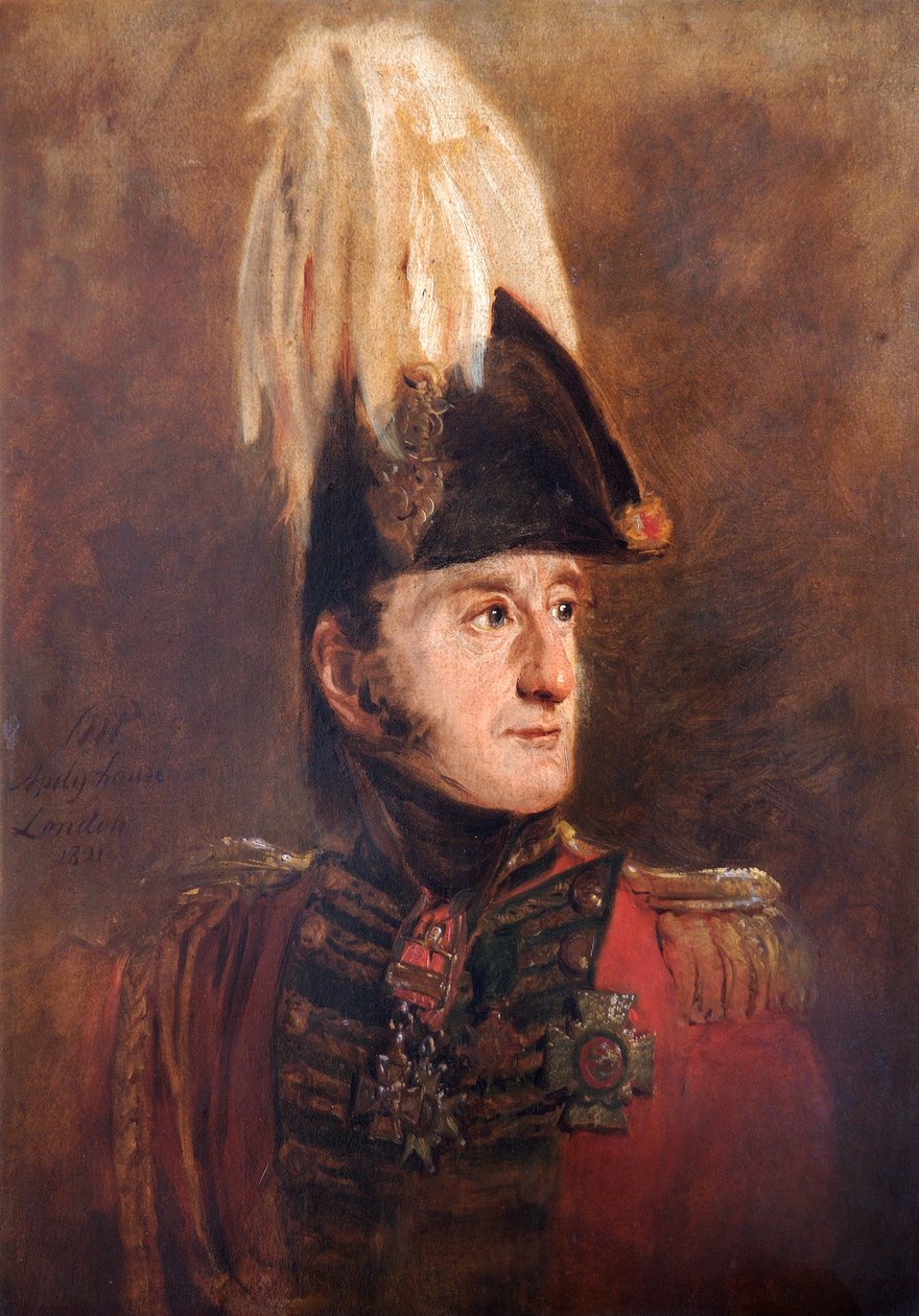 Generaal Lord Edward Somerset door Jan Willem Pieneman