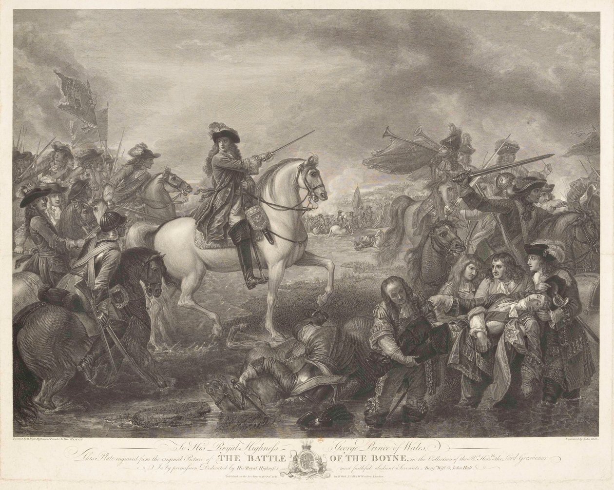 Slag aan de Boyne door Jan Wyck