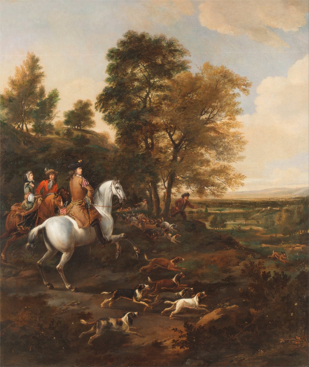 Hazenjacht door Jan Wyck