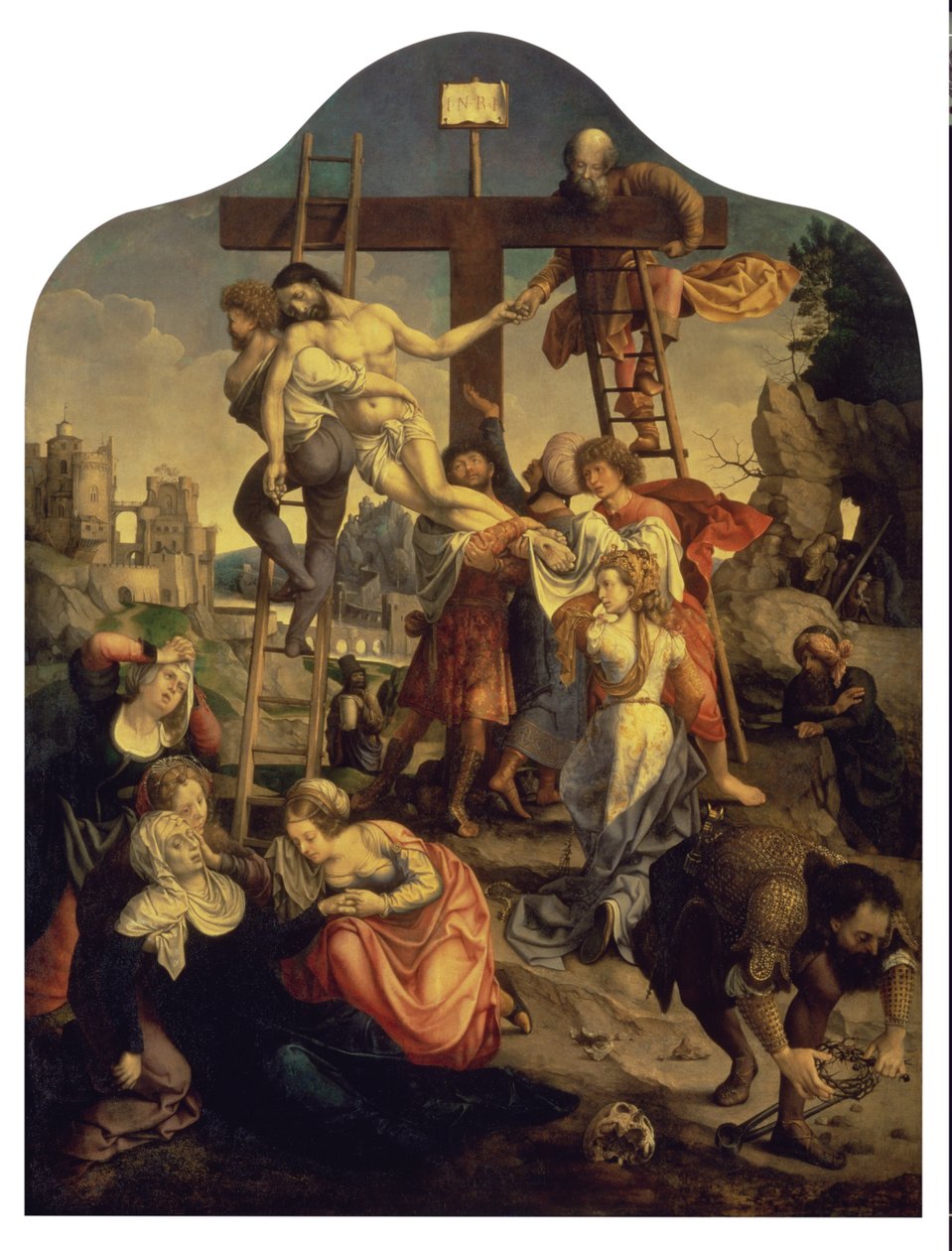 De Kruisafneming, c.1520 door Jan Gossaert