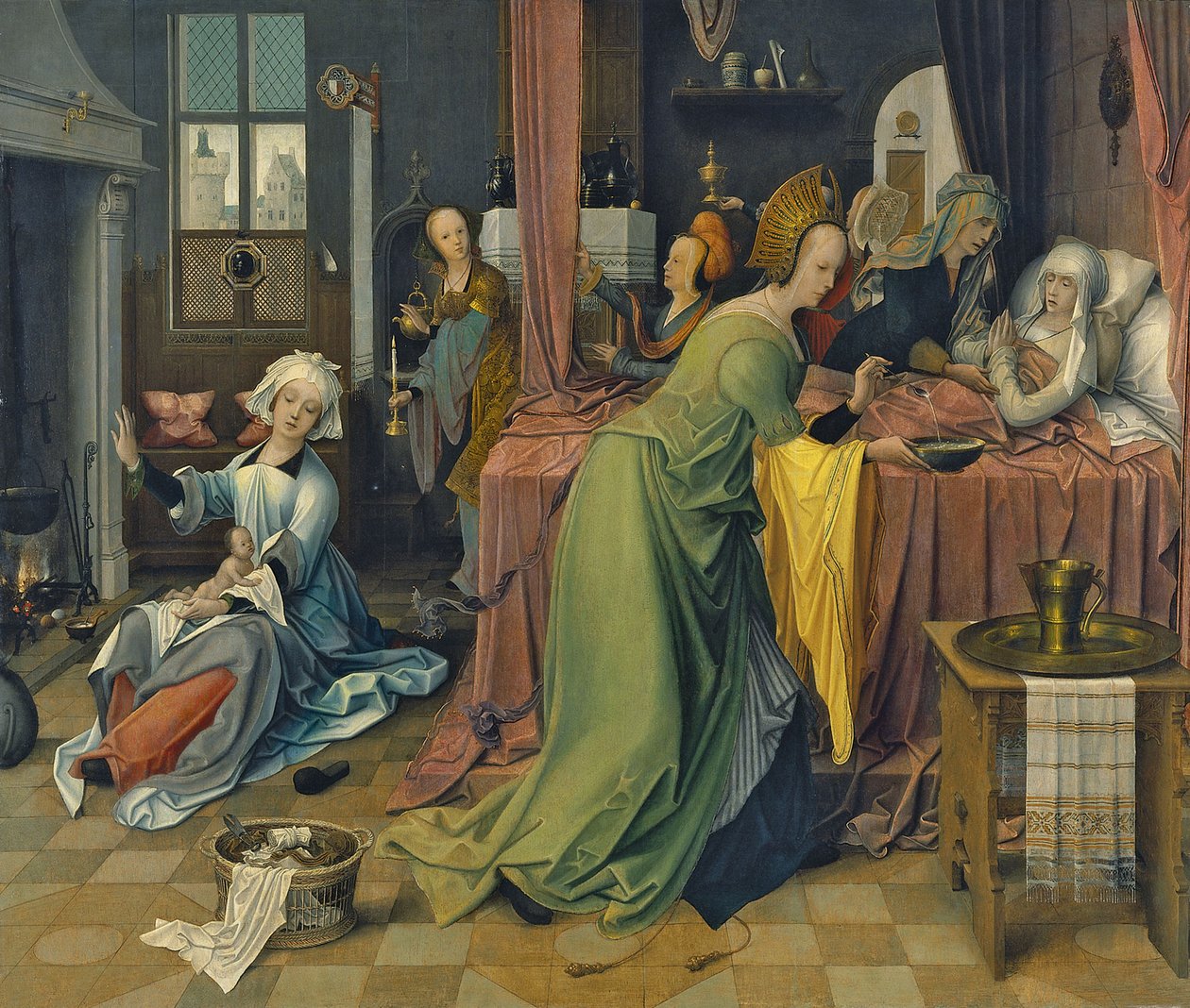 De Geboorte van de Maagd door Jan de Beer