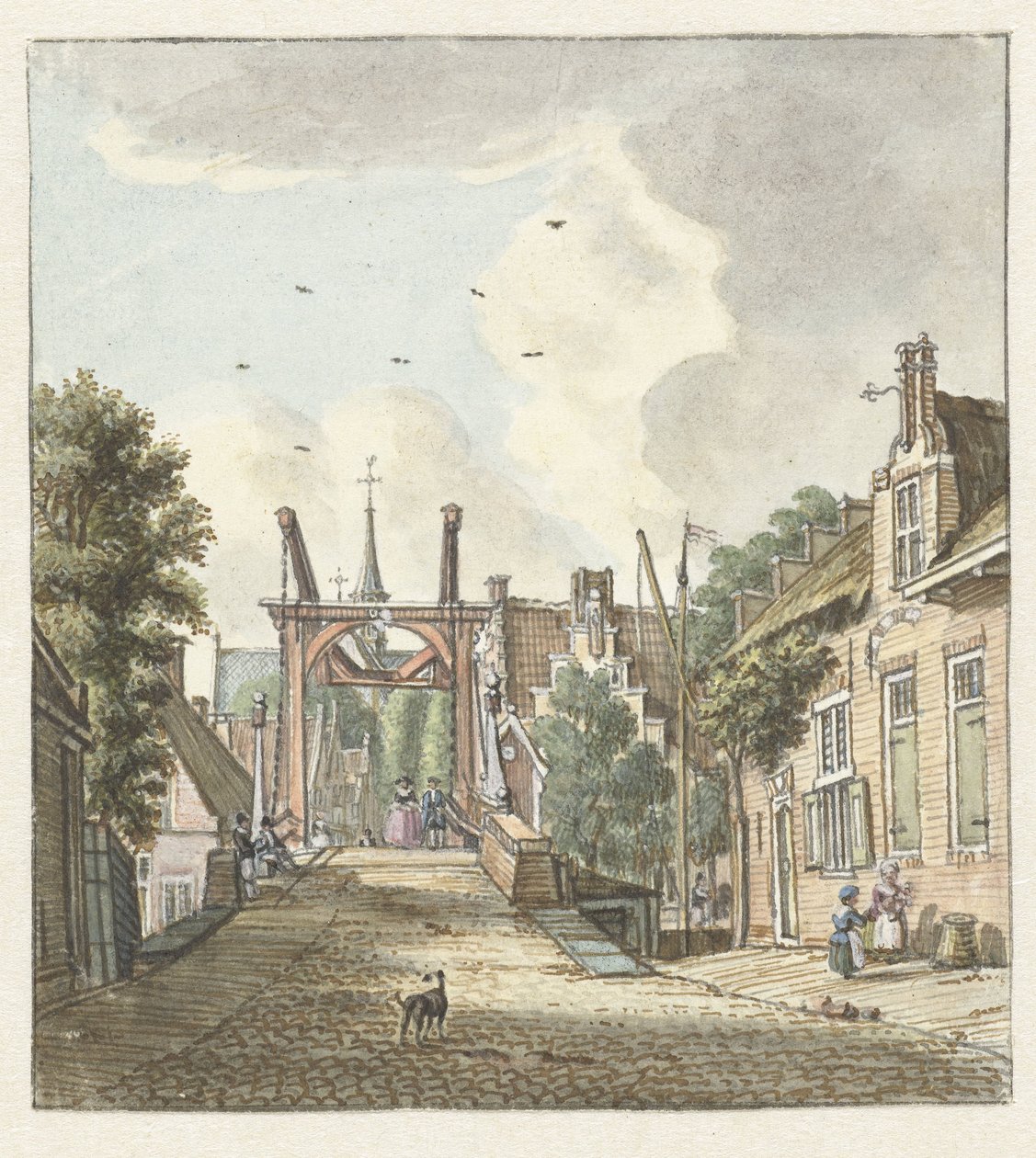 Gezicht te Alphen aan de Rijn door Jan de Beijer