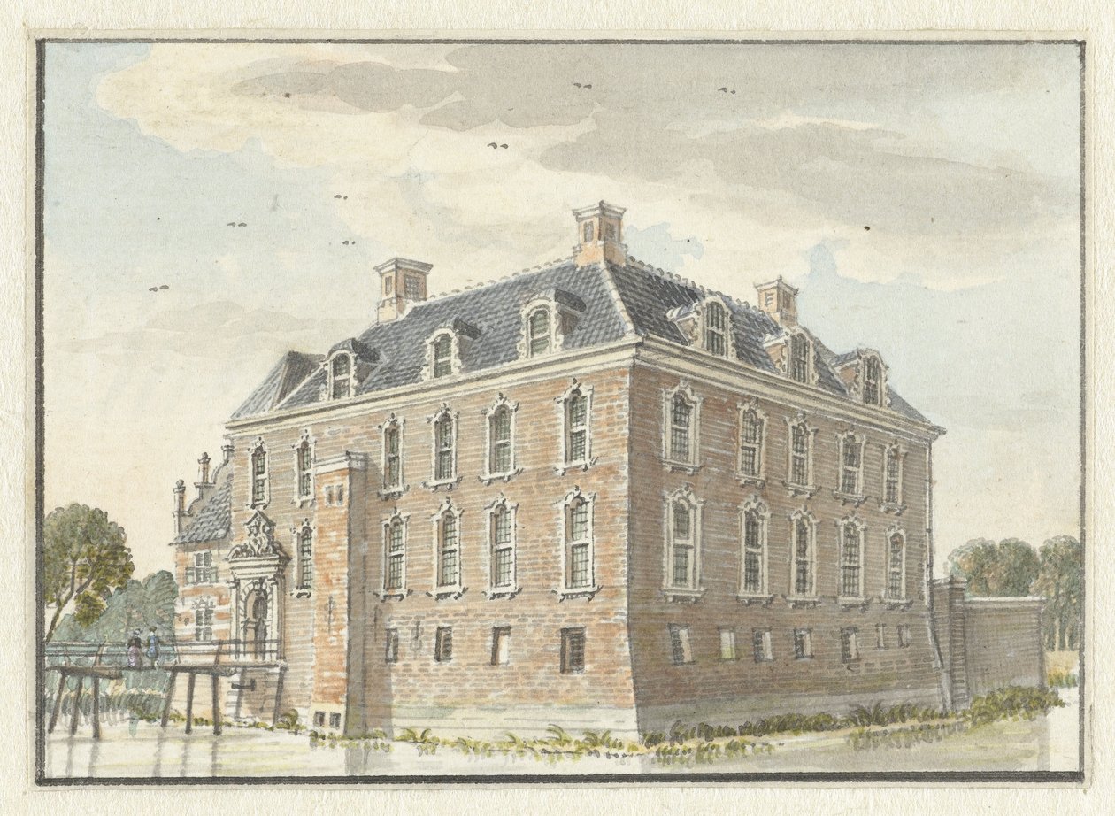 Het Huis te Baek door Jan de Beijer