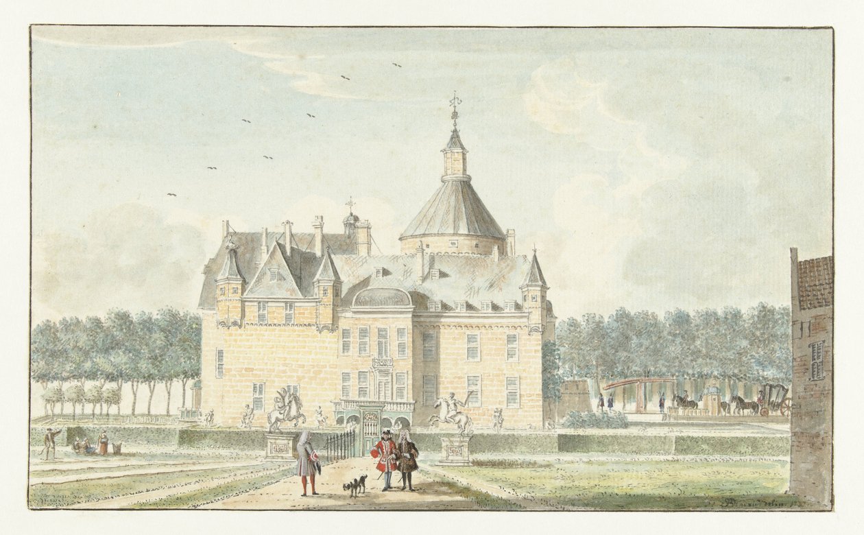Het kasteel te Anholtz door Jan de Beijer