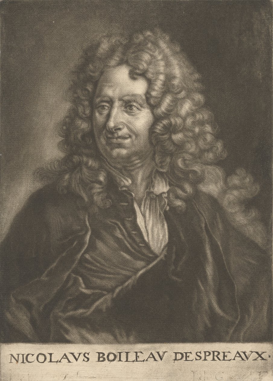 Nicolas Boileau-Despréaux door Jan de Groot