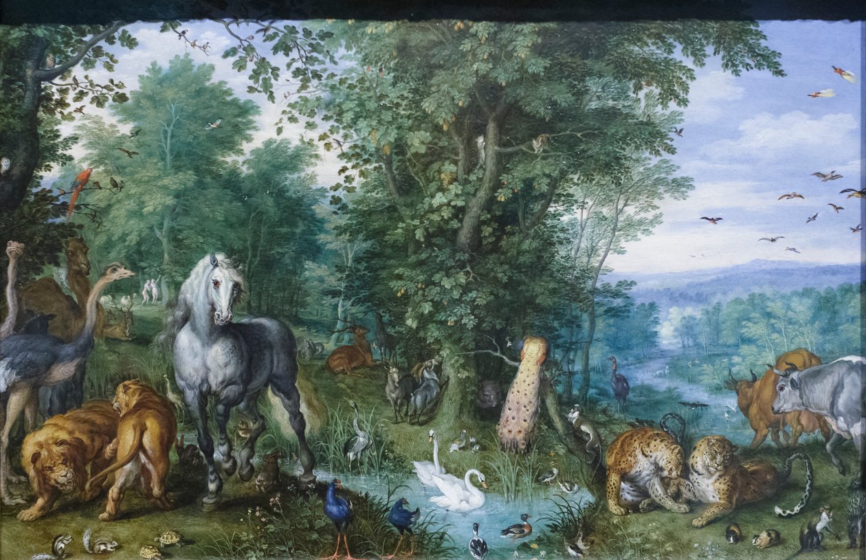 De tuin van Eden door Jan the Elder Brueghel