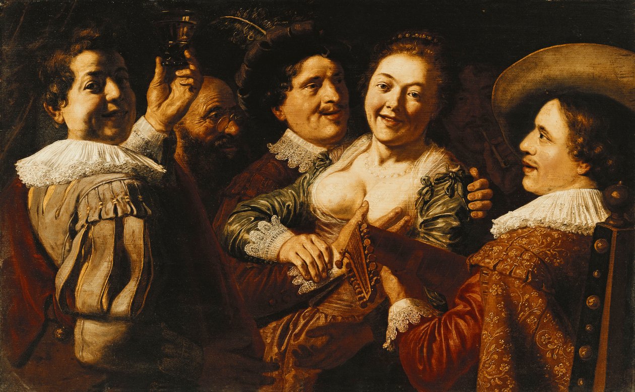 De vijf zintuigen door Jan the Elder Lievens