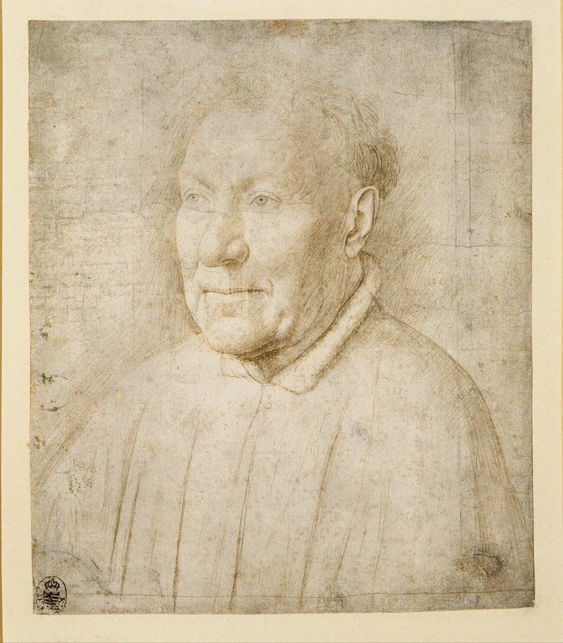 Portret van kardinaal Niccolò Albergati door Jan van Eyck