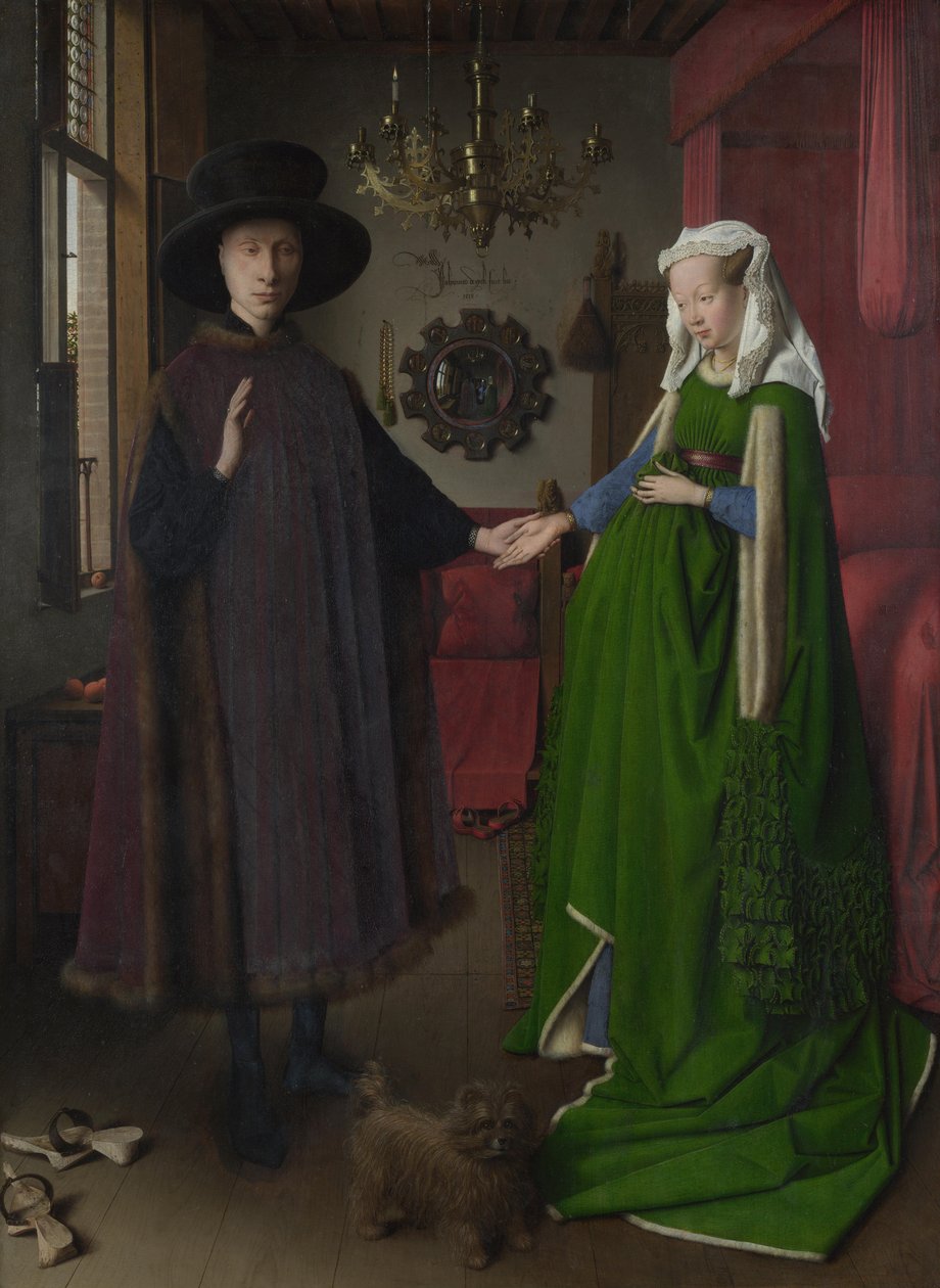 Het Arnolfini Portret, 1434 door Jan van Eyck