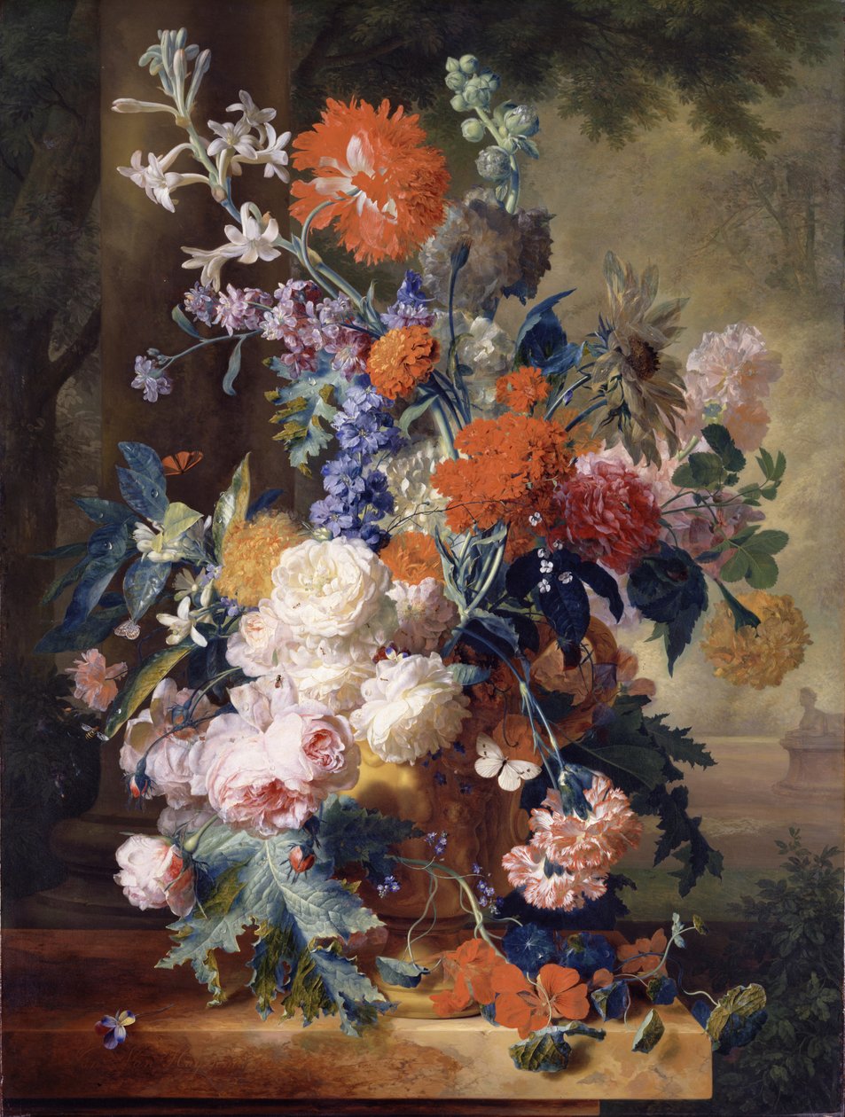 Bloemstilleven door Jan van Huysum