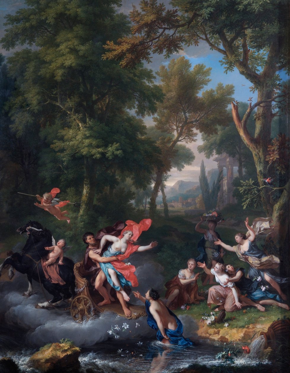 De verkrachting van Proserpina door Jan van Huysum