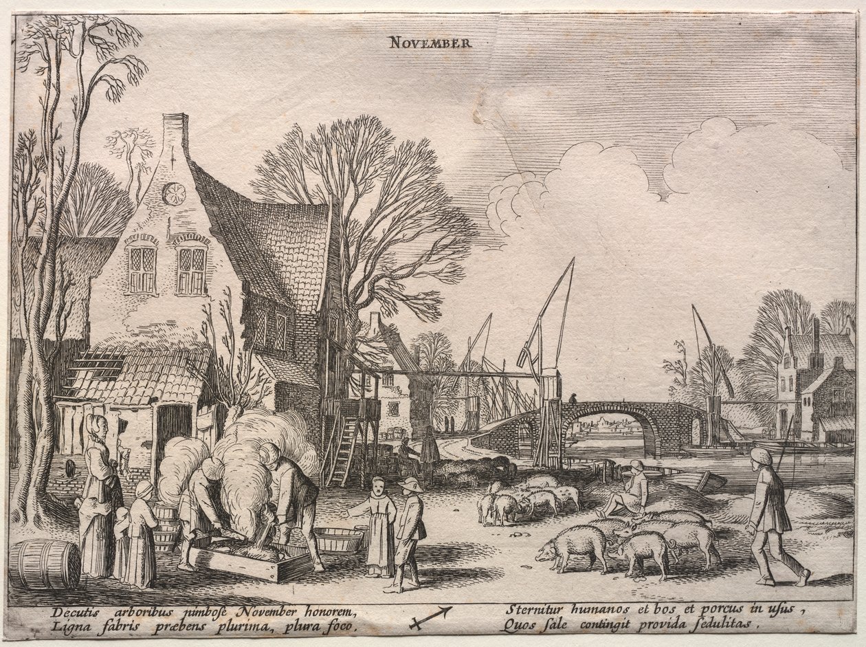 De Twaalf Maanden: November door Jan van de Velde II