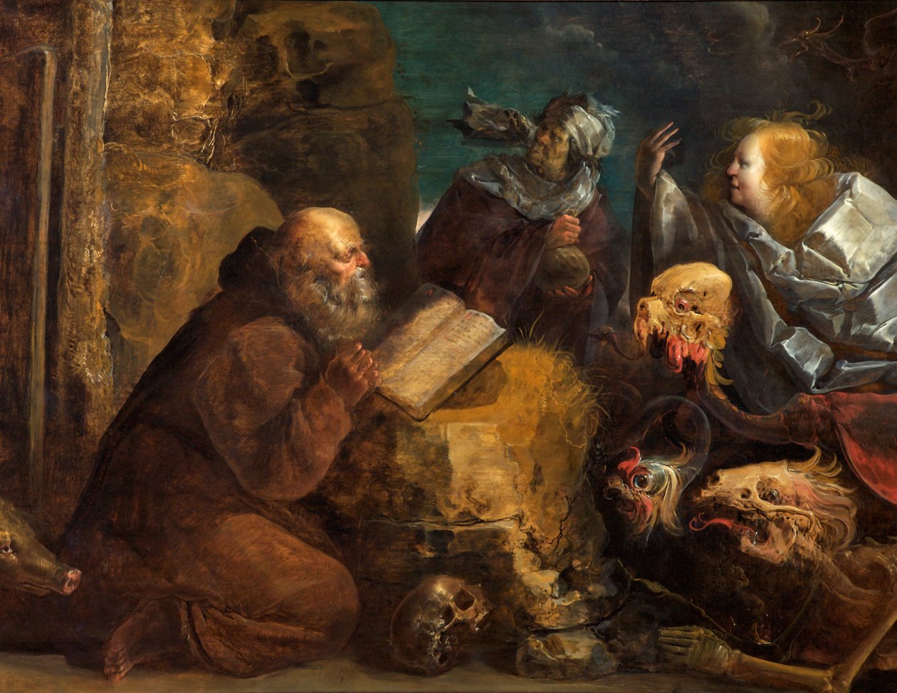De verzoeking van St. Antonius door Jan van de Venne