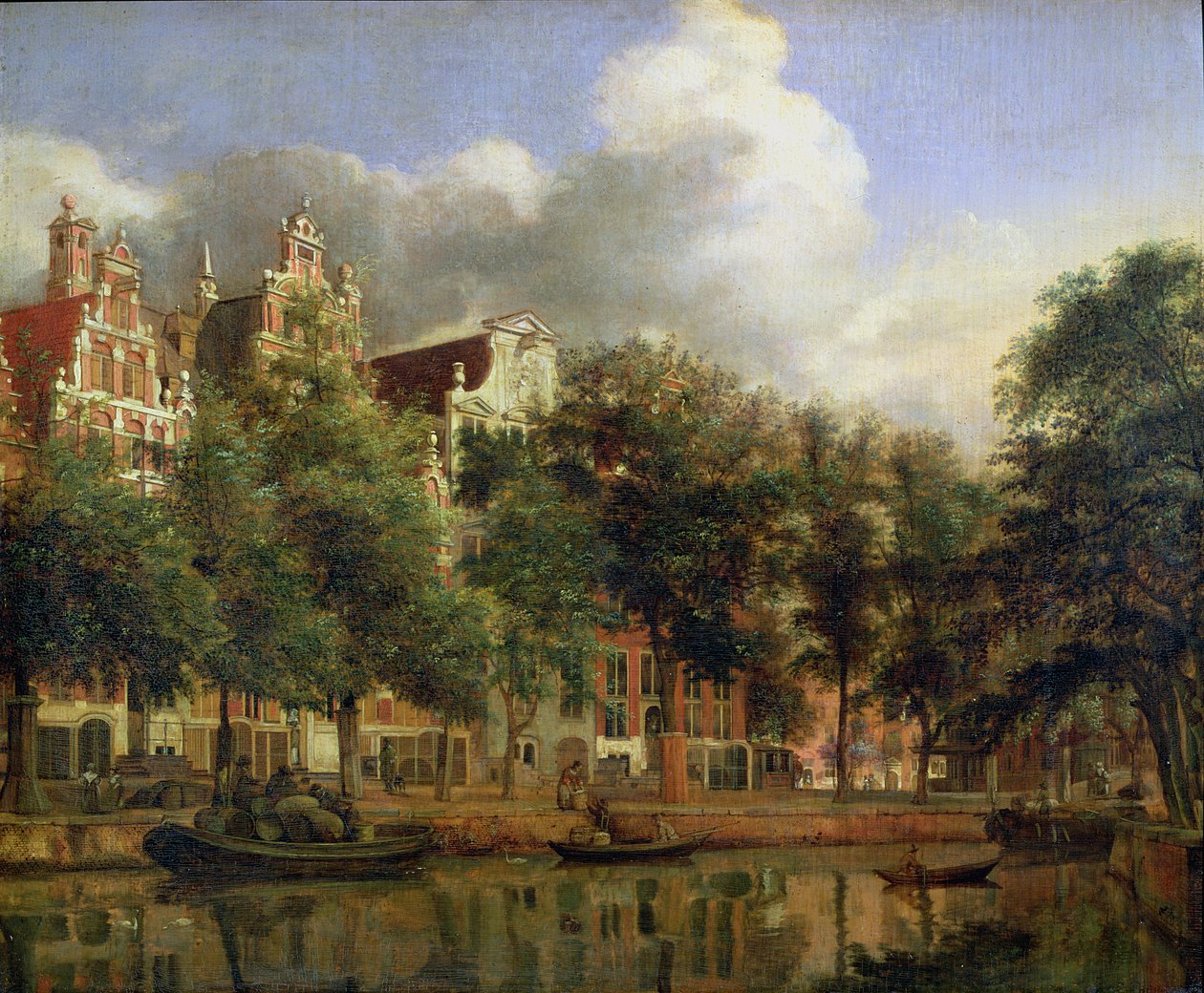 De Herengracht, Amsterdam door Jan van der Heyden