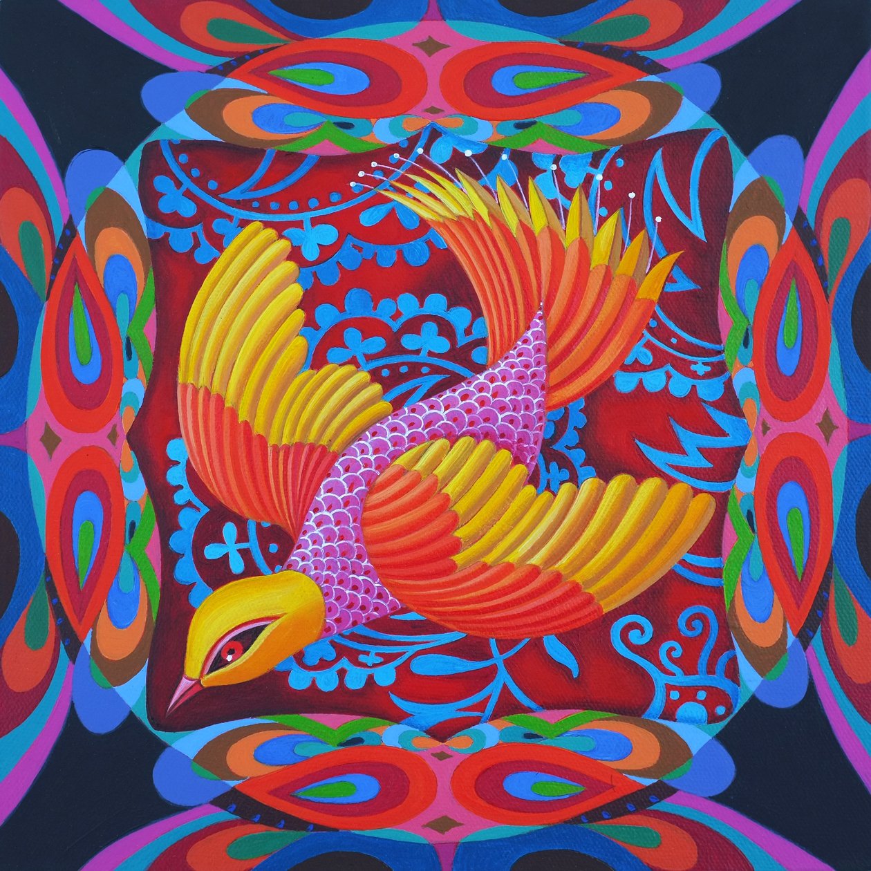 Vurige staartvlieger, 2012 door Jane Tattersfield