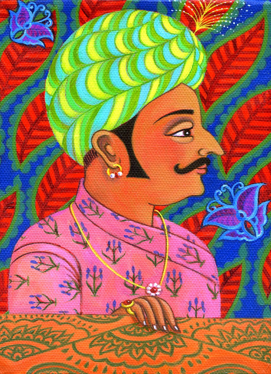 Maharaja met vlinders door Jane Tattersfield