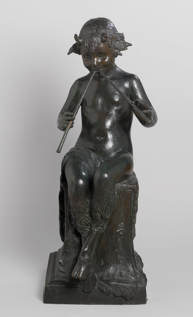 Zittende Faun door Janet Scudder