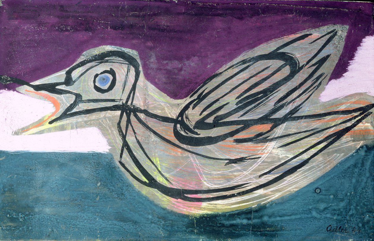 Vogel door Jankel Adler