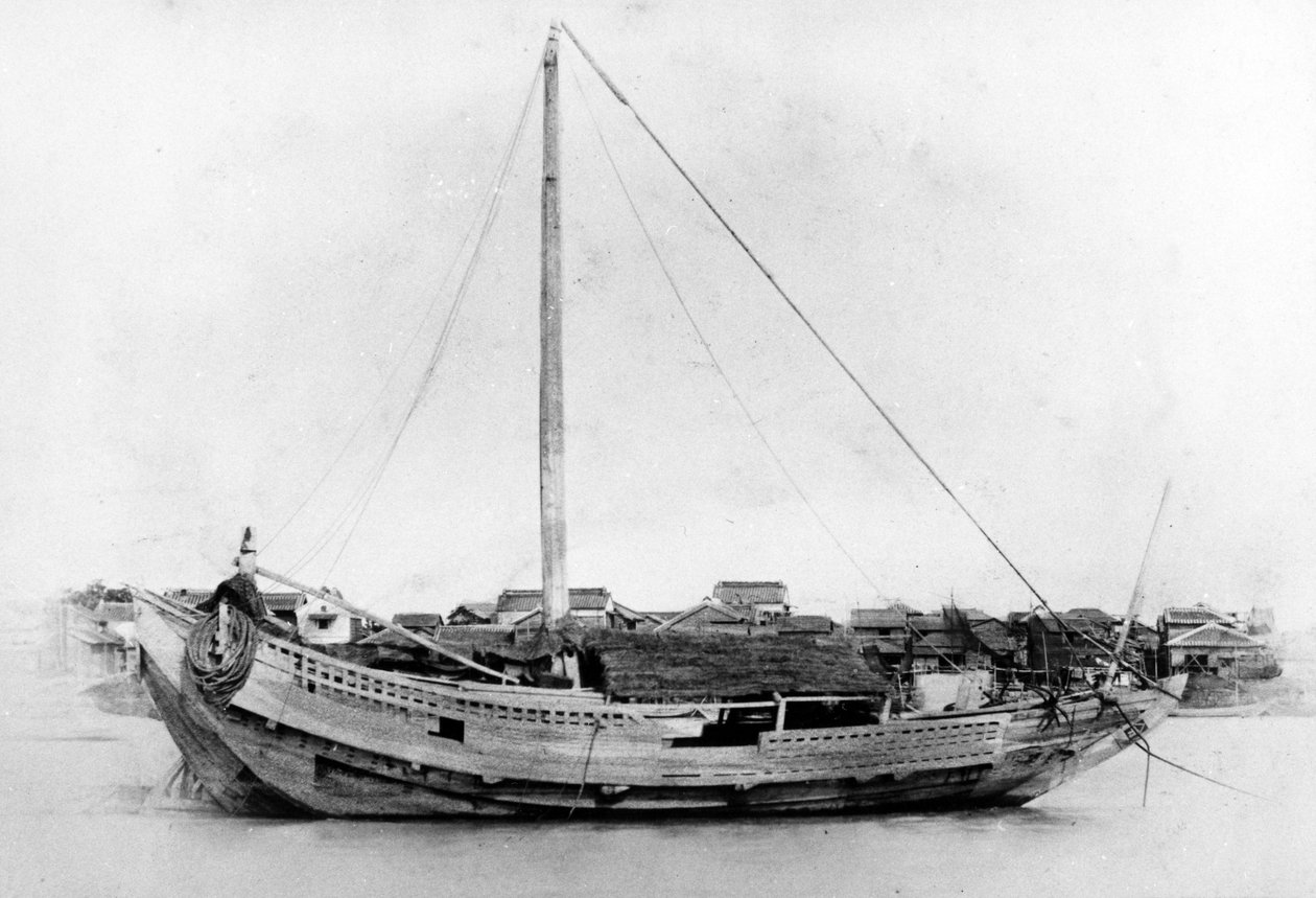 Japanse Boot, ca. 1860s door Japanese Photographer