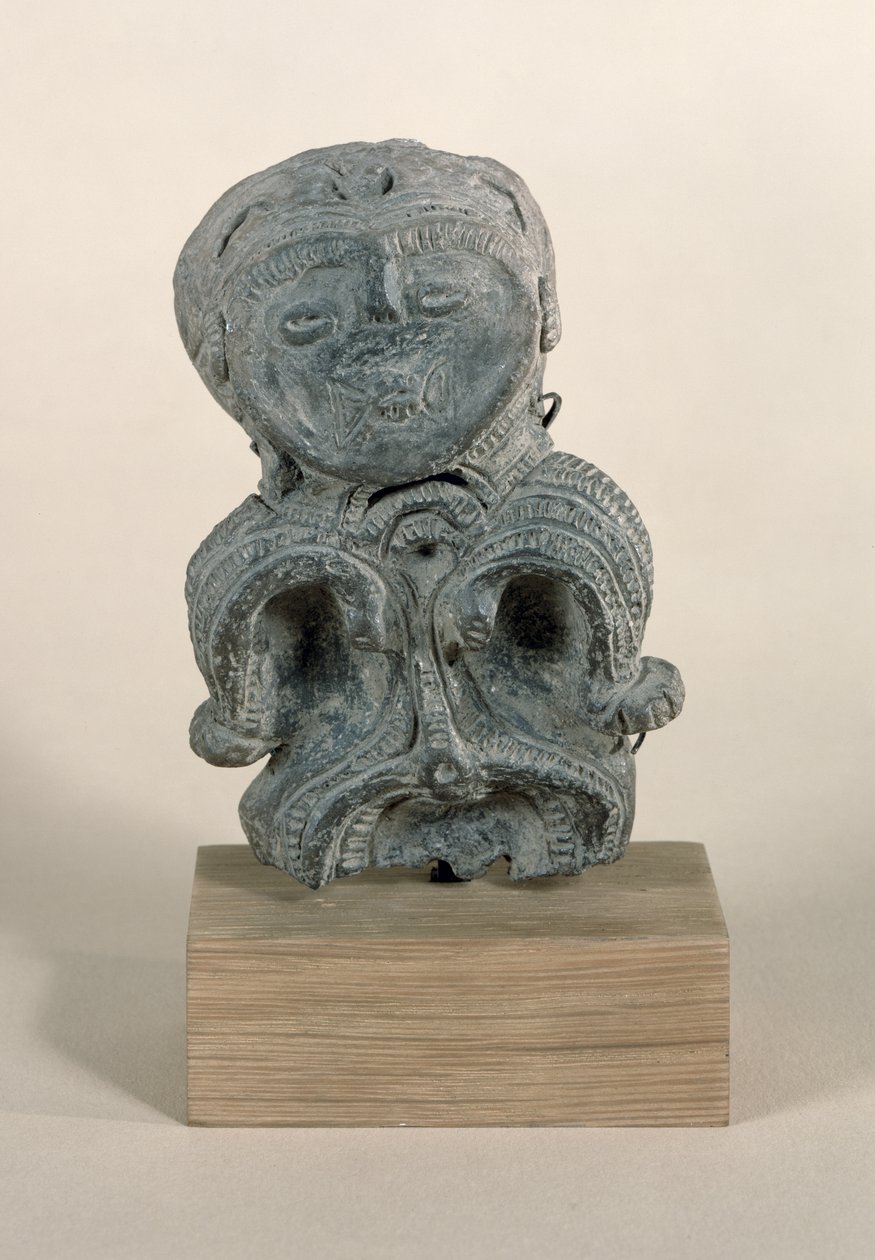 Jomon-figuur (aardewerk) door Japanese School