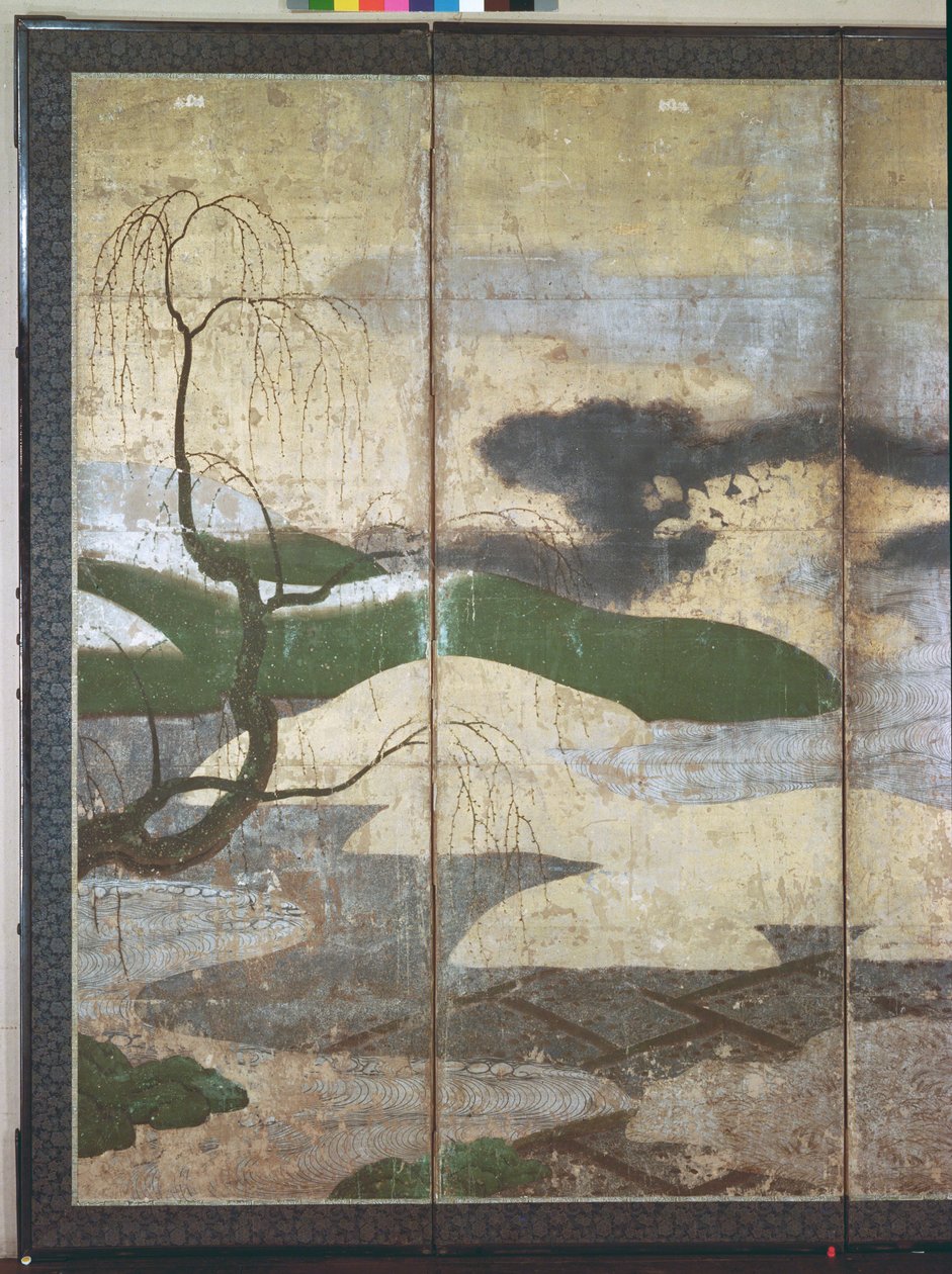 Maanlichtlandschap door Japanese School