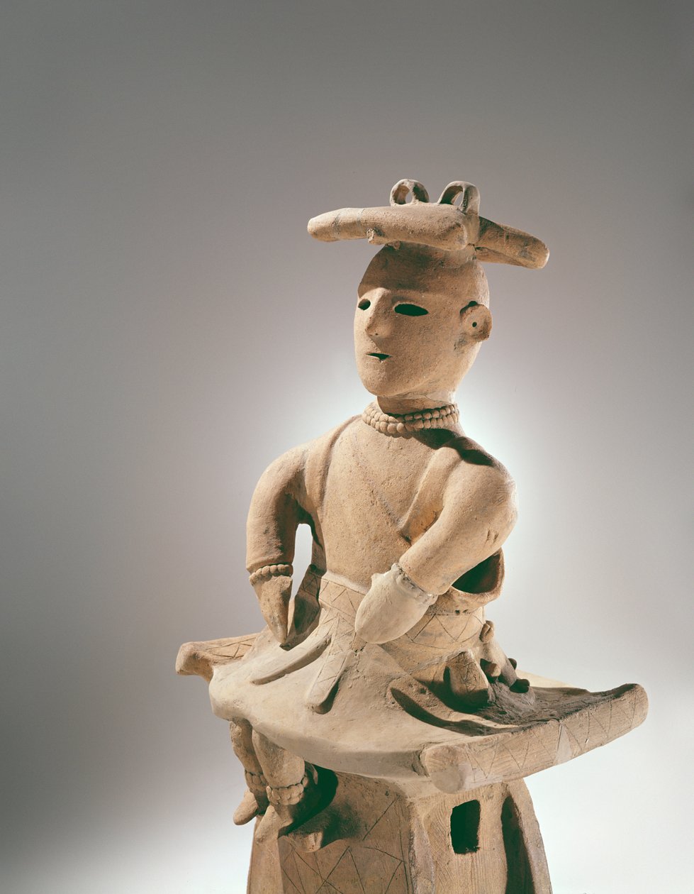 Kinderfiguur, Archaïsche Periode (terracotta) door Japanese School