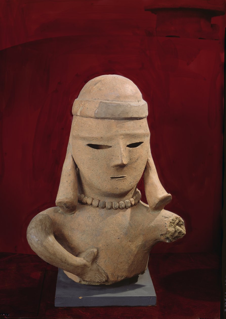 Haniwa-figuur, 250-550 (rode aardewerk) door Japanese School