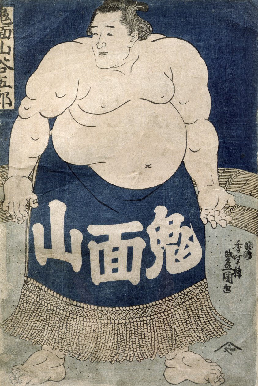 Sumo worstelaar door Japanese School