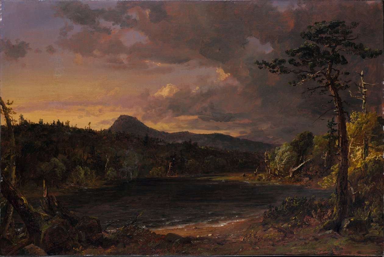 Catskill Kreek door Jasper Francis Cropsey