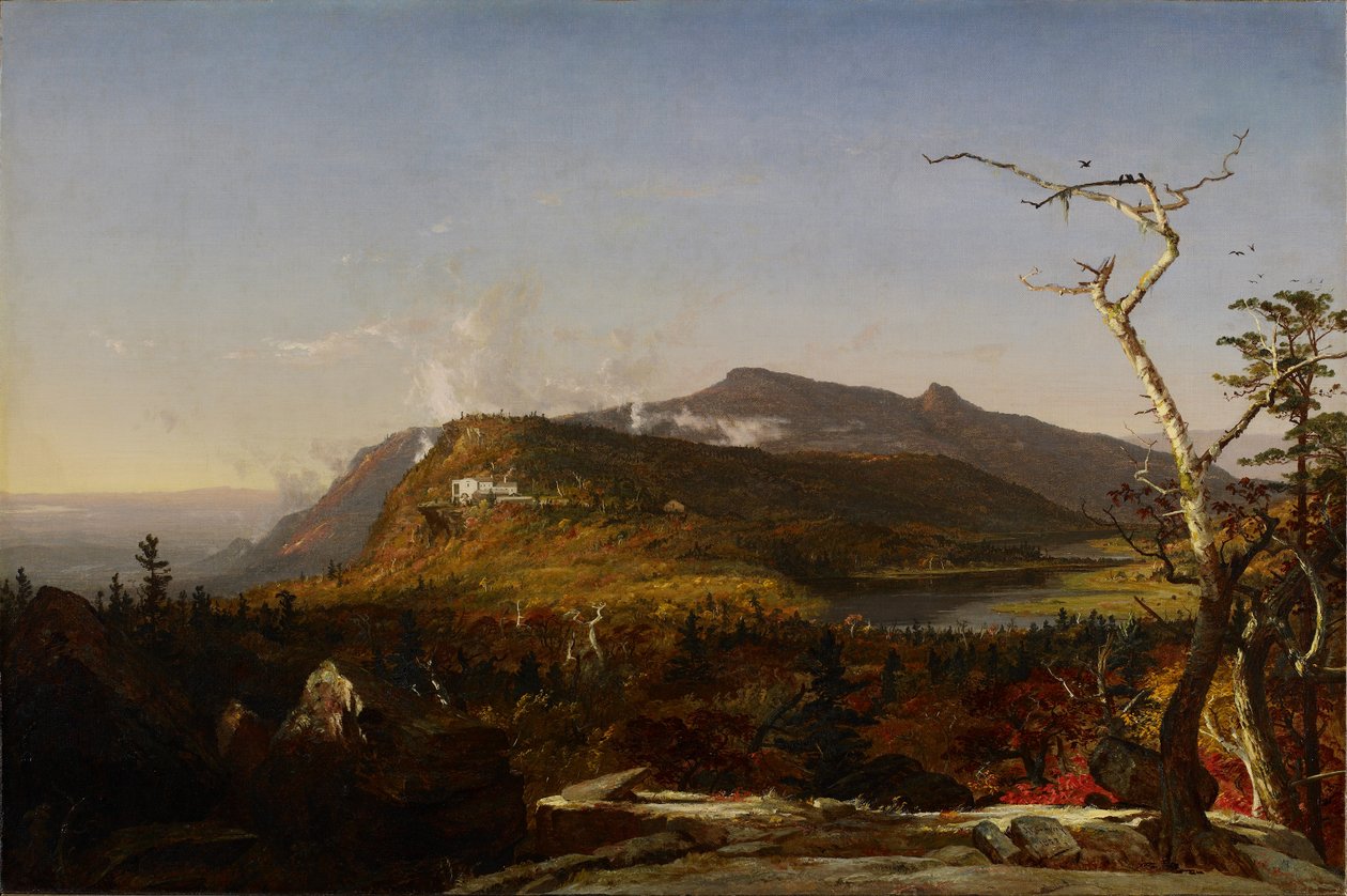 Catskill Mountain House door Jasper Francis Cropsey
