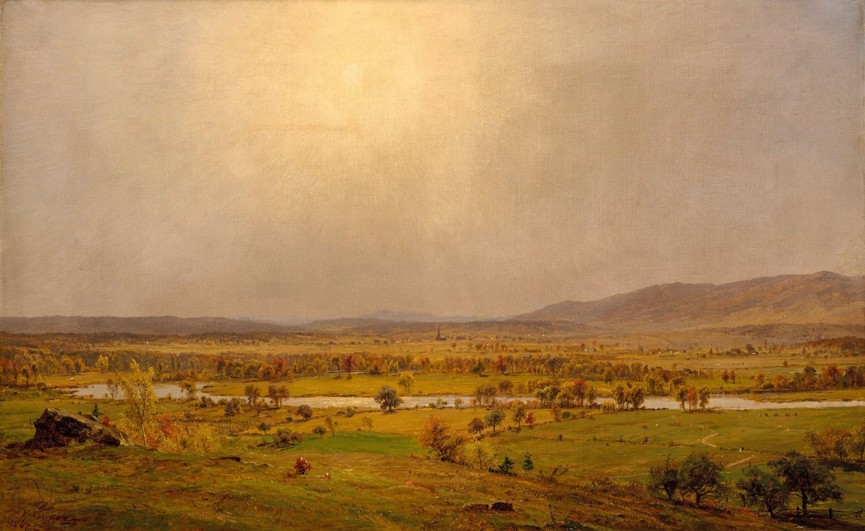 Pompton Plains, New Jersey door Jasper Francis Cropsey