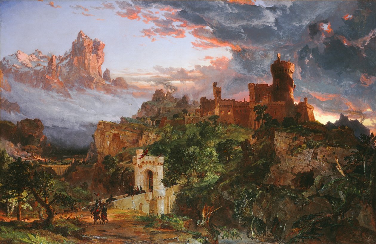 De geest van oorlog door Jasper Francis Cropsey