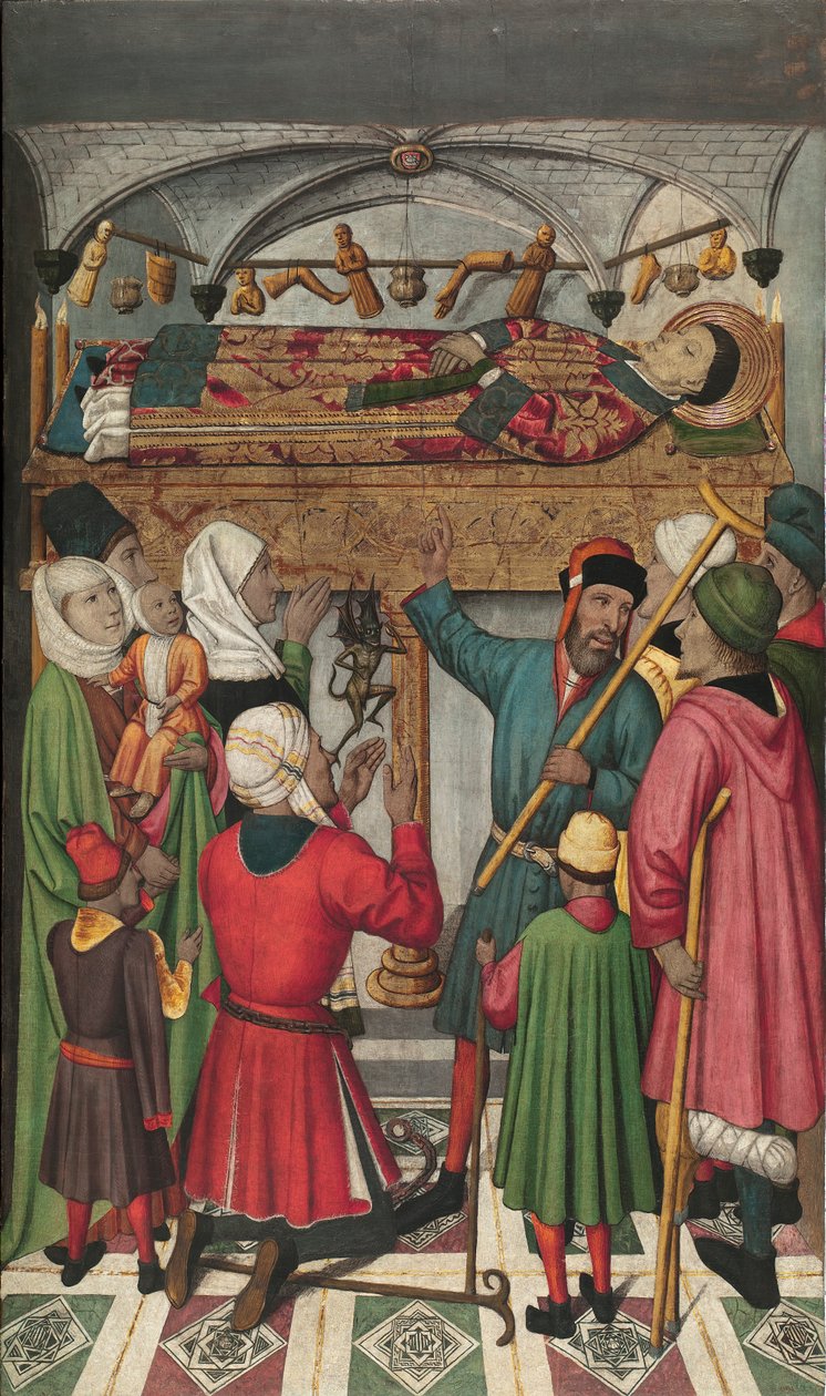 Postume Wonderen door Sint Vincent door Jaume Huguet
