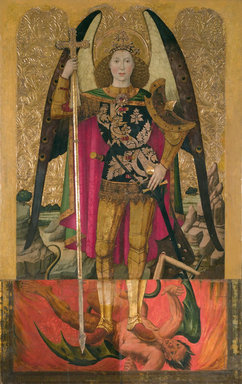 Sint-Michiel door Jaume Huguet
