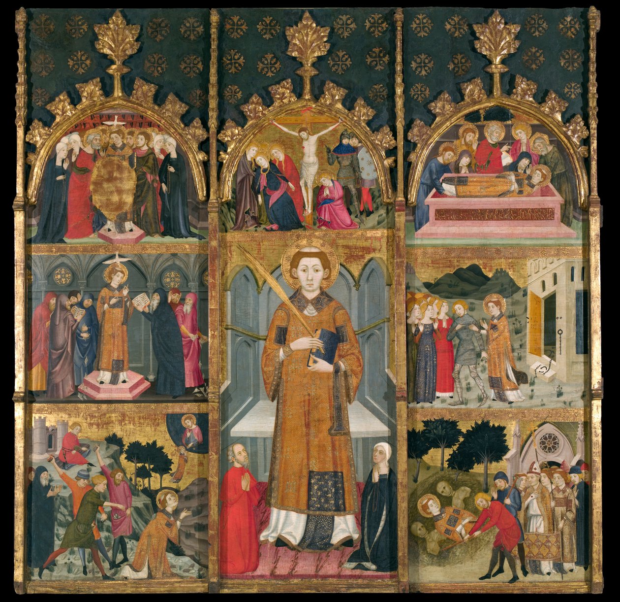 Altaarstuk van Sint Stefanus door Jaume Serra