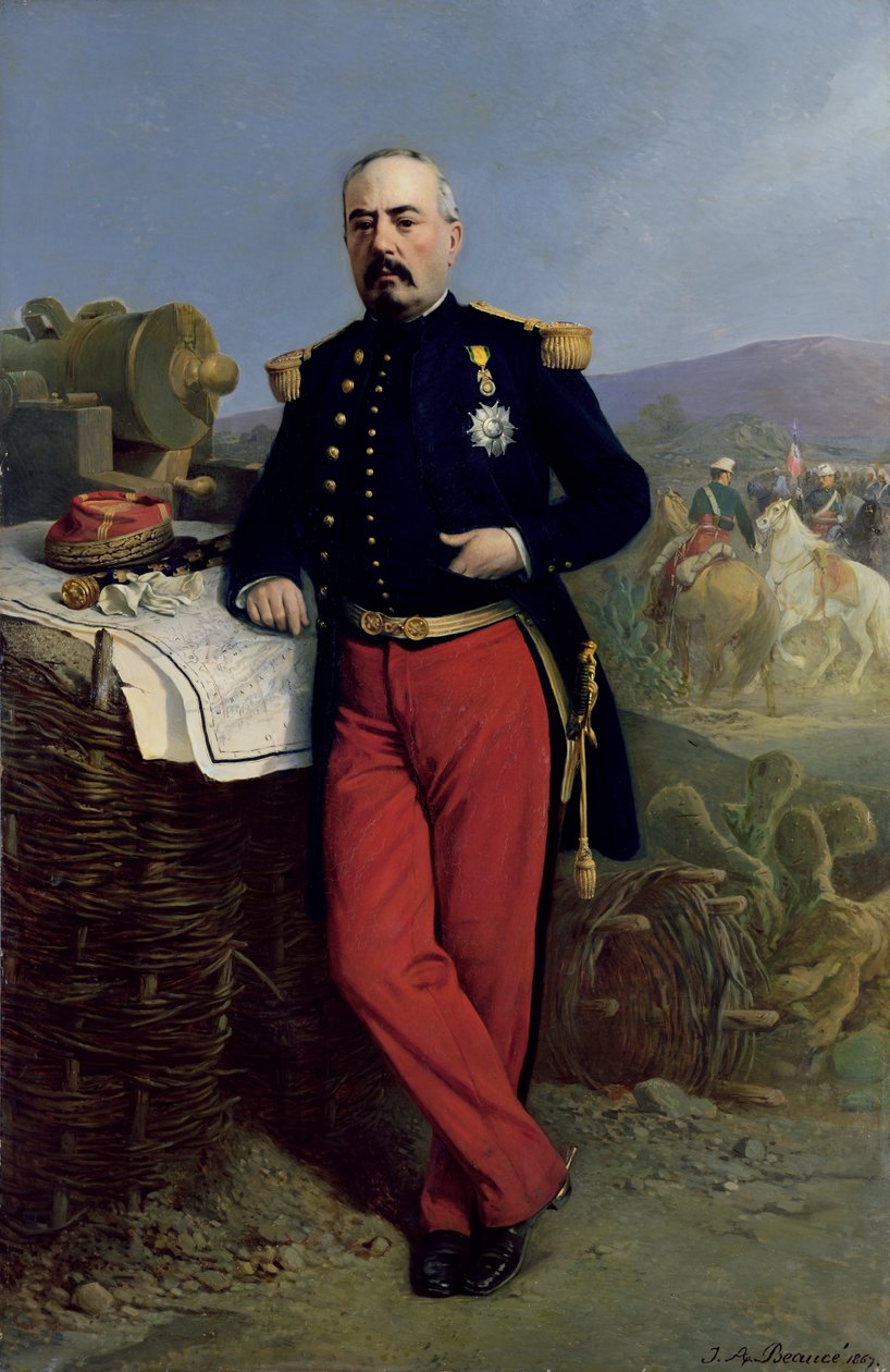 Achille Bazaine (1811-88) door Jean Adolphe Beauce