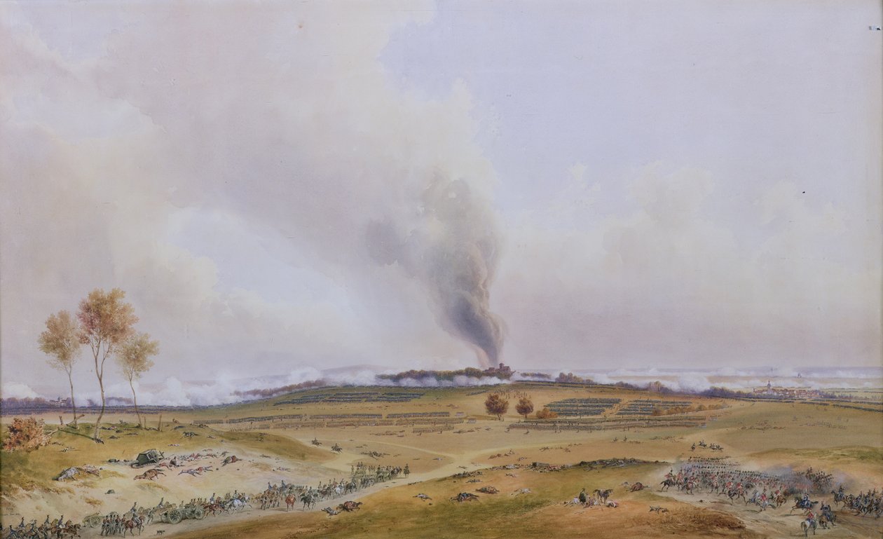Slag bij Jena, 14 oktober 1806, 1836 door Jean Antoine Simeon Fort