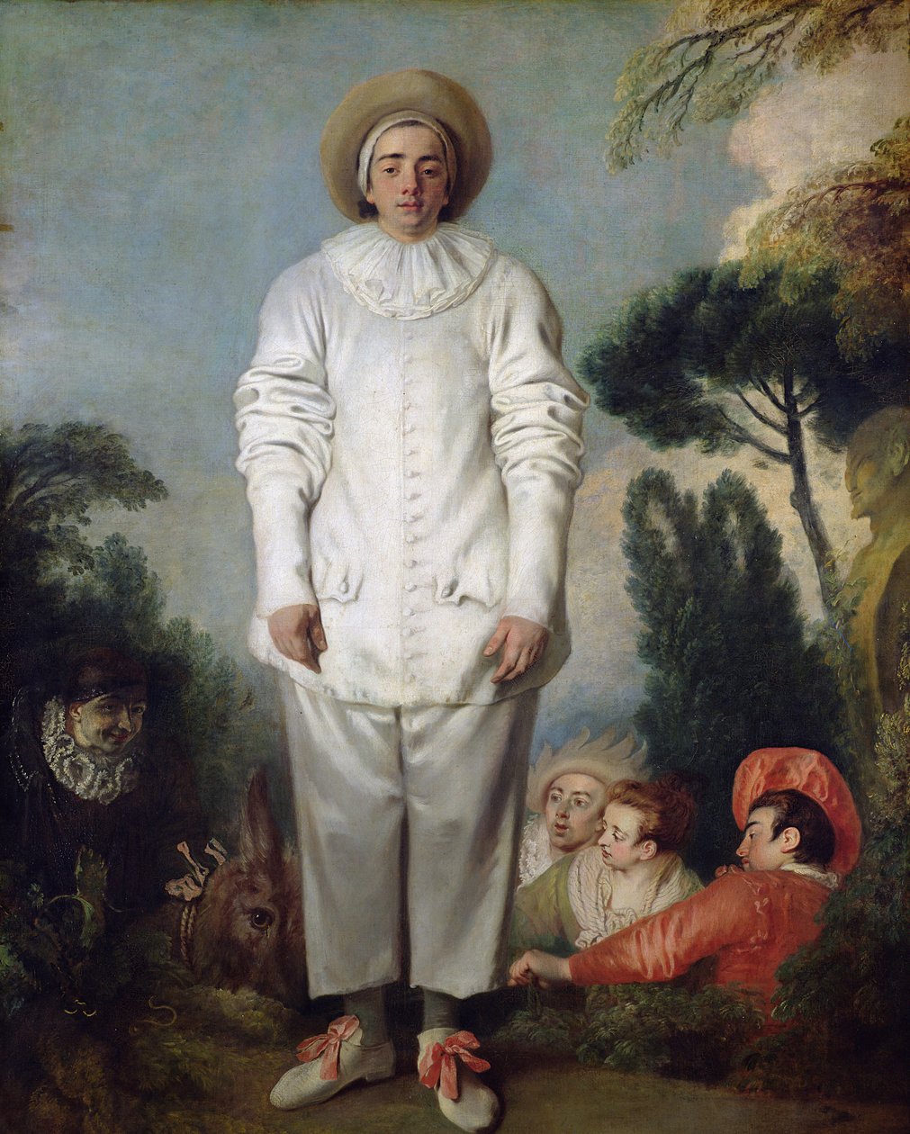 Gilles, c.1718-19 door Jean Antoine Watteau