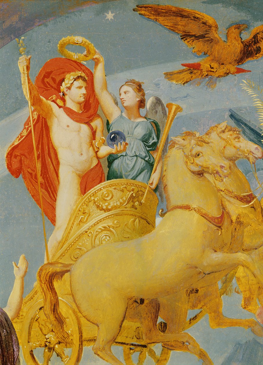 Apotheose van Napoleon I, (detail) door Jean Auguste Dominique Ingres
