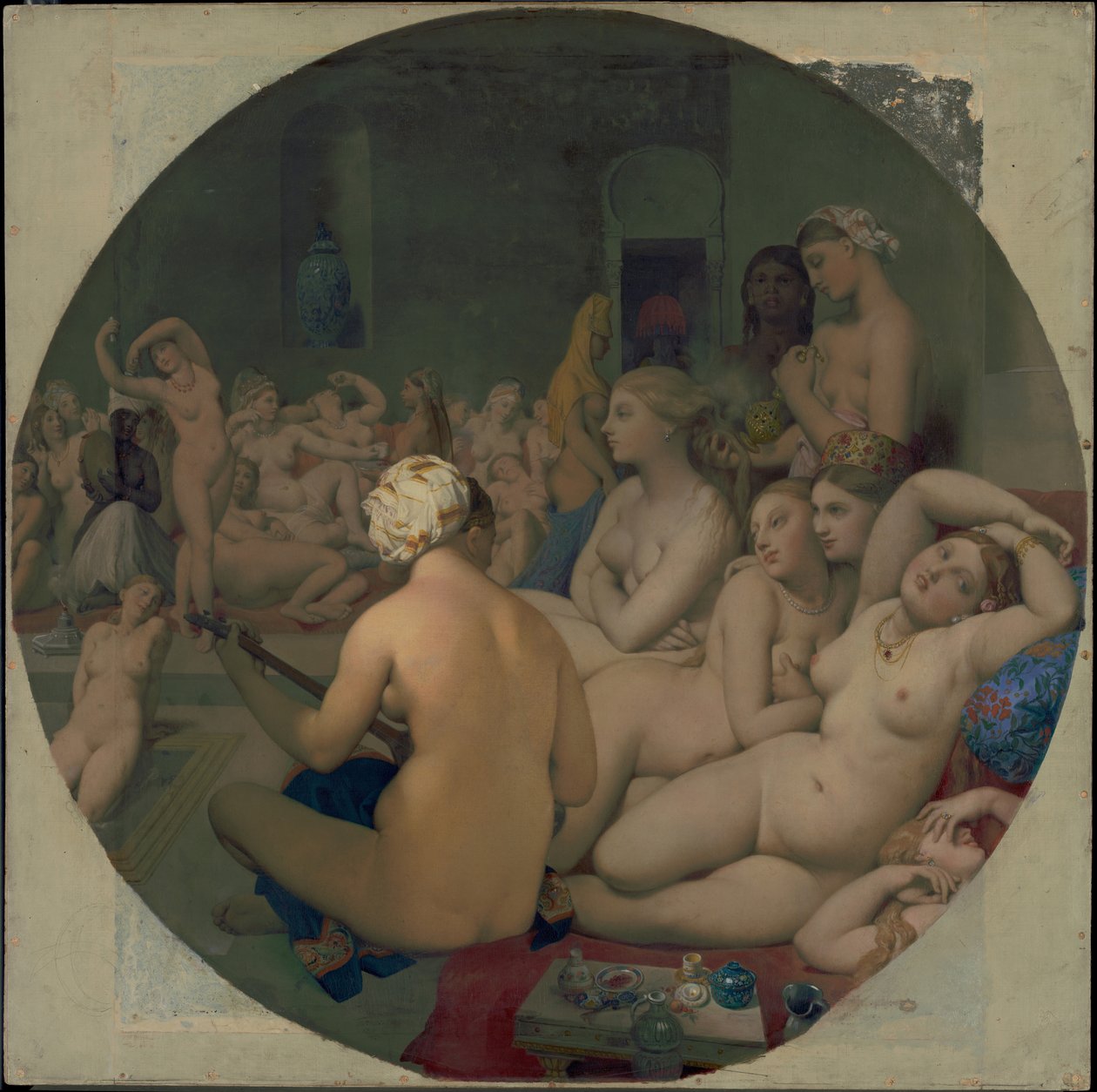 Het Turkse Bad door Jean Auguste Dominique Ingres